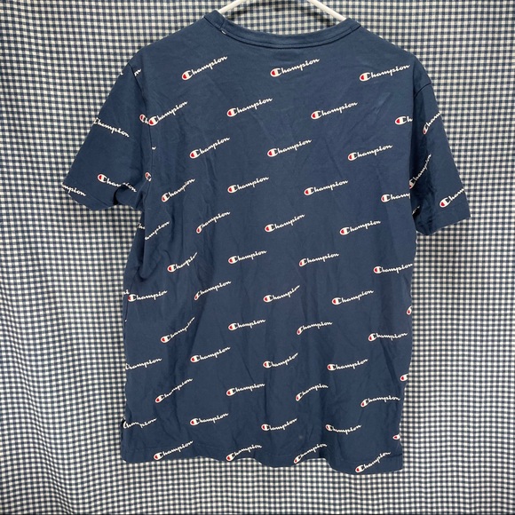 Champion All Over Print T-Shirt Men’s Size Medium - Picture 4 of 4